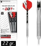 BULL'S 13224, BULL'S Dot D2 Steel Zubeh&ouml;r in silber-rot, Gr&ouml;&szlig;e Einheitsgr&ouml;&szlig;e