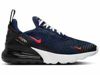 Nike Air Max 270 Sneaker Kinder in midnight navy-picante red-black
