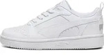 PUMA Rebound V6 Jr. Sneaker Kinder in puma white-cool light gray, Gr&ouml;&szlig;e 36 - wei&szlig;