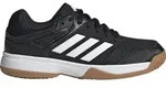 adidas Speedcourt Hallenschuhe Kinder in cblack-ftwwht-gum, Gr&ouml;&szlig;e 35 1/2 - schwarz