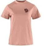 FJ&Auml;LLR&Auml;VEN Fox Boxy Logo T-Shirt Damen in dusty rose, Gr&ouml;&szlig;e L - rosa