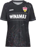 JAKO ST4224ID;800, JAKO VfB Stuttgart 24-25 3rd Teamtrikot Damen in schwarz,...