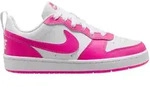 Nike COURT BOROUGH GS Sneaker Kinder in white-laser fuchsia, Gr&ouml;&szlig;e 40 - wei&szlig;