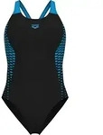 Arena OPENINGS Schwimmanzug Damen in black-turquoise, Gr&ouml;&szlig;e 34 - schwarz