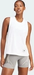 adidas IB6858, adidas aSMC LOGO Funktionstop Damen in white, Gr&ouml;&szlig;e XL wei&szlig;
