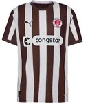 PUMA FC St. Pauli 25-26 Heim Teamtrikot Herren in espresso brown-puma white, Gr&ouml;&szlig;e