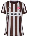 PUMA FC St. Pauli 25-26 Heim Teamtrikot Damen in espresso brown-puma white,...