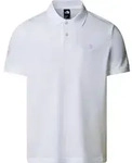 The North Face ESSENTIAL Poloshirt Herren in tnf white, Gr&ouml;&szlig;e L - wei&szlig;