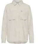 Columbia Skien Valley Funktionsbluse Damen in dark stone, Gr&ouml;&szlig;e XL - beige