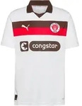 PUMA FC St. Pauli 25-26 Ausw&auml;rts Teamtrikot Herren in puma white-espresso brown,