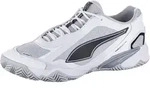 PUMA Solarstrike 4 Hallenschuhe Herren in puma white-puma black-silver mist-platinum