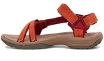 Teva Terra Fi Lite Suede Outdoorsandalen Damen in languostino, Gr&ouml;&szlig;e 42 - rot
