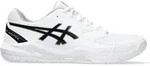ASICS GEL-DEDICATE 8 Tennisschuhe Herren in white-black, Gr&ouml;&szlig;e 43 1/2 - wei&szlig;