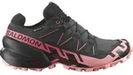 Salomon SPEEDCROSS 6 GTX Laufschuhe Damen in nineiron-black-flamingopink, Gr&ouml;&szlig;e 42