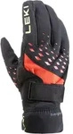 LEKI Ultra Trail Storm Shark Handschuh in black-red-neonyellow, Gr&ouml;&szlig;e 6 - schwarz