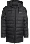 adidas Essentiell 3S Kapuzenmantel Herren | Gr. L | schwarz - schwarz