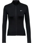 Nike ONE FITTED DRI-FIT Trainingsjacke Damen in black-white, Gr&ouml;&szlig;e L - schwarz
