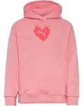 PUMA FLAMING LOVE Hoodie M&auml;dchen in pink fruit, Gr&ouml;&szlig;e 176 - rosa