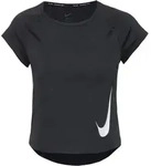 Nike TEMPO Funktionsshirt Damen in black-white-reflective silv-white, Gr&ouml;&szlig;e L -
