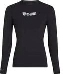 O'NEILL SKINS L-SLV Surf Shirt Damen in black out, Gr&ouml;&szlig;e S - schwarz