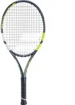 Babolat AERO JUNIOR Tennisschl&auml;ger Kinder in metallic grey/fluo yellow, Gr&ouml;&szlig;e