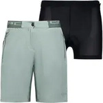 CMP Fahrradshorts Damen in pistacchio, Gr&ouml;&szlig;e 36 - gr&uuml;n