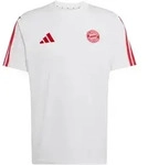 adidas BAYERN M&Uuml;NCHEN T-Shirt Herren in white-betsca, Gr&ouml;&szlig;e M - wei&szlig;
