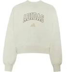 adidas Sweatshirt M&auml;dchen in off white-crystal linen, Gr&ouml;&szlig;e 164 - beige