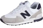 NEW BALANCE U574 Sneaker in white, Gr&ouml;&szlig;e 45 - beige