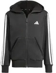 adidas 3S Sweatjacke Kinder in black-white, Gr&ouml;&szlig;e 170 - schwarz