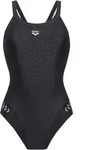 Arena Badeanzug Damen | Gr. 44 | schwarz - schwarz