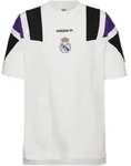 adidas REAL MADRID T-Shirt Herren | Gr. L | wei&szlig; - wei&szlig;