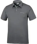 Columbia Nelson Point Poloshirt Herren in shark, Gr&ouml;&szlig;e XL - schwarz