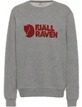 FJ&Auml;LLR&Auml;VEN Logo Sweatshirt Herren in grey-melange, Gr&ouml;&szlig;e XL - grau