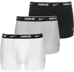 Nike EVERYDAY COTTON STRETCH Unterhose Herren in white-grey heather-black, Gr&ouml;&szlig;e M