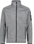 CMP Strickfleece Herren in ice-titanio-nero, Gr&ouml;&szlig;e 58 - grau
