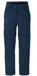 VAUDE ZO Slim Fit Zipphose Kinder in dark sea, Gr&ouml;&szlig;e 158/164 - blau