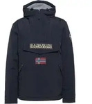 Napapijri Rain Forest Pocket 2 Kapuzenjacke Herren | Gr. M | schwarz - schwarz