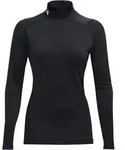 Under Armour HEATGEAR MOCK Funktionsshirt Herren in black, Gr&ouml;&szlig;e XXL - schwarz