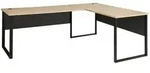 Winkel-Schreibtisch MEMPHIS Artisan Eiche - Metallgestell 229 x 170 cm