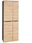 B&uuml;roschrank MEMPHIS 2-t&uuml;rig GH01 Front Artisan Eiche Korpus Graphit