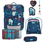 Scout Neo LED White Unicorn Schulranzensetset