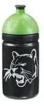 Step by Step 0,5L Trinkflasche Wild Cat, schwarz mit Wildkatze