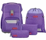 Step by Step BASIS Schulranzen-Set Purple Konfetti