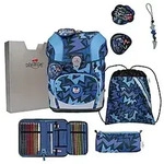 DerDieDas ErgoFlex Tiny Schulranzen Set Dark Dragon 6-teilig