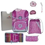 DerDieDas ErgoFlex Tiny Schulranzen Set Sweet Sprinkles 6-teilig