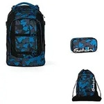 Satch Pack Blue Triangel 3 tlg. Set inkl. Sportbeutel