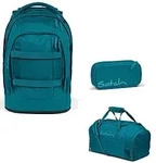 Satch Pack Deep Petrol 3tlg Schulrucksack-Set