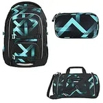 Coocazoo Porter Laser Lights Schulrucksack Set 3tlg