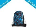 Satch Sportbeutel Blue Triangle, 12 Liter Volumen blaue Dreiecke